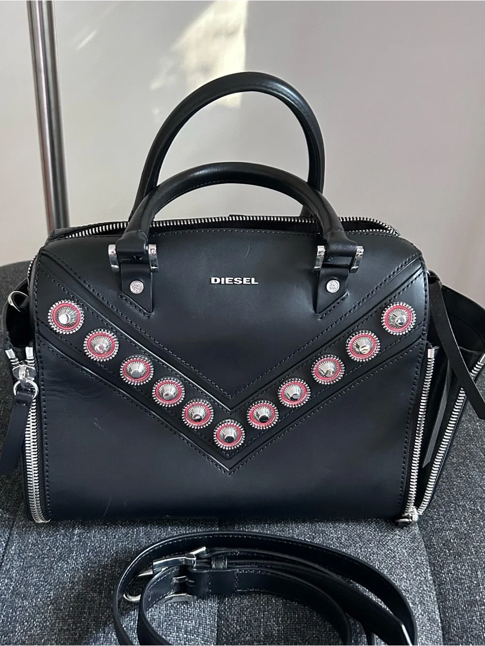 Diesel satchel black
